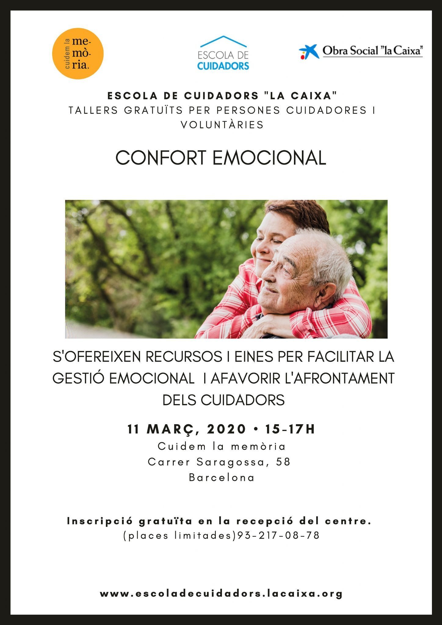 Formació per a cuidadors amb la col·laboració de Fundació “La Caixa”
